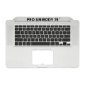 Top Case With Keyboard Compatible For MacBook Pro Unibody 15" (A1286 / Mid 2010 / Early 2011 / Late 2011 / Mid 2012) (US English) (Used OEM Pull: Grade New)