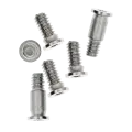 Bottom Case Screws (Pentalobe P5) Compatible For MacBook Pro 15" W/ Touch Bar (A1707 / Late 2016 / Mid 2017) (A1990 / Late 2018 / Early 2019) (Silver)