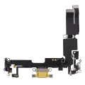 Charging Port Flex Cable Compatible For iPhone 14 Plus (Used OEM Pull) (Yellow)