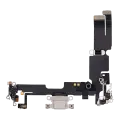 Charging Port Flex Cable Compatible For iPhone 14 Plus (Used OEM Pull) (Starlight)