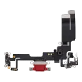 Charging Port Flex Cable Compatible For iPhone 14 (Used OEM Pull) (Red)