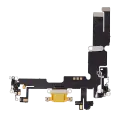Charging Port Flex Cable Compatible For iPhone 14 Plus (Aftermarket Plus) (Yellow)