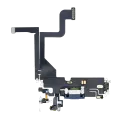 Charging Port Flex Cable Compatible For iPhone 13 Pro (Premium) (Sierra Blue)