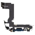 Charging Port Flex Cable Compatible For iPhone 13 Mini (Used OEM Pull) (Blue)