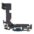 Charging Port Flex Cable Compatible For iPhone 13 (Used OEM Pull) (Blue)