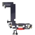 Charging Port Flex Cable Compatible For iPhone 12 Mini (Used OEM Pull) (Red)