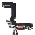 Charging Port Flex Cable Compatible For iPhone 13 Mini (Aftermarket Plus) (Red)