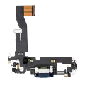 Charging Port Flex Cable Compatible For iPhone 12 / 12 Pro (Used OEM Pull) (Pacific Blue)