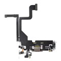 Charging Port Flex Cable Compatible For iPhone 13 Pro (Aftermarket Plus) (Gold)