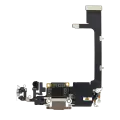 Charging Port Flex Cable With Board Compatible For iPhone 11 Pro (Used OEM Pull) (Gold) 