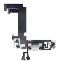 Charging Port Flex Cable Compatible For iPhone 12 Mini (Aftermarket Plus) (White)