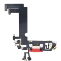 Charging Port Flex Cable Compatible For iPhone 12 Mini (Aftermarket Plus) (Red)