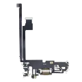 Charging Port Flex Cable Compatible For iPhone 12 Pro Max (Premium) (Gold)