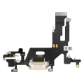 Charging Port Flex Cable Compatible For iPhone 11 (Premium) (White)