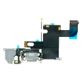 Charging Port Flex Cable Compatible For iPhone 6 (Premium) (Silver)