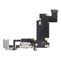 Charging Port Flex Cable Compatible For iPhone 6S Plus (Premium) (Silver)