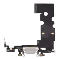 Charging Port Flex Cable Compatible For iPhone 8 (Premium) (Silver)