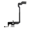 Charging Port Flex Cable Compatible For iPhone XS (Premium) (Silver)