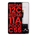 LCD Assembly Without Frame Compatible For Xiaomi Redmi 12C / Redmi 11A / Poco C55 (Aftermarket Plus) (All Colors)
