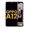 LCD Assembly With Frame Compatible For OPPO A12 (Refurbished) (All Colors)