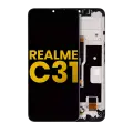 LCD Assembly With Frame Compatible For Realme C31 (Refurbished) (All Colors)
