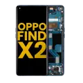 OLED Assembly With Frame Compatible For OPPO Find X2 (Refurbished) (Ocean)