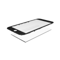 2 in 1 (Front Glass + Frame Pre-Installed) Compatible For iPhone 7 (2 Pack) (Black)
