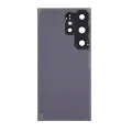 Back Cover Glass With Camera Lens Compatible For Samsung Galaxy S24 Ultra 5G (No Logo) (Aftermarket Plus) (Titanium Green)