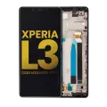 LCD Assembly With Frame Compatible For Sony Xperia L3 (I4332 I3322) (Refurbished) (Black)