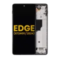 OLED Assembly With Frame Compatible For Motorola Edge (XT2405 / 2024) (Refurbished) (Black)
