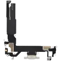 Charging Port Flex Cable Compatible For iPhone 16 (Aftermarket Plus) (White)