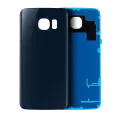 Back Cover Glass Compatible For Samsung Galaxy S6 (No Logo) (Aftermarket Plus) (Black Sapphire)