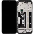 LCD Assembly With Frame Compatible For Motorola Moto G05 (XT2523 /2025) (Refurbished) (All Colors)