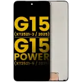 LCD Assembly Without Frame Compatible For Motorola Moto G15 (XT2521-3 /2025) / G15 Power (XT2521-5 /2025) (Refurbished) (All Colors)
