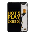 LCD Assembly With Frame Compatible For Infinix Hot 9 Play (X680) (Refurbished) (All Colors)