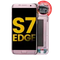 OLED Assembly With Frame Compatible For Samsung Galaxy S7 Edge G935A (North American Version) (Refurbished) (Rose Gold)