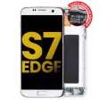 OLED Assembly With Frame Compatible For Samsung Galaxy S7 Edge G935A (North American Version) (Refurbished) (White Pearl)