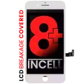 LCD Assembly With Steel Plate Compatible For iPhone 8 Plus (Aftermarket Pro: XO7 Incell) (White)