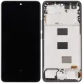OLED Assembly With Frame Compatible For Xiaomi Redmi Note 14 5G / Poco M7 Pro 5G (Refurbished) (Midnight Black)