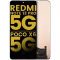 OLED Assembly Without Frame Compatible For Xiaomi Redmi Note 13 Pro 5G / Xiaomi Poco X6 5G (Refurbished) (All Colors)