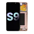 OLED Assembly With Frame Compatible For Samsung Galaxy S9 (Service Pack) (Sunrise Gold)
