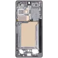 Mid-Frame Housing Compatible For Samsung Galaxy S25 Ultra (US & International Version) (Titanium Jet Black)