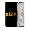 LCD Assembly With Frame Compatible For LG K51S (Refurbished) (All Colors)
