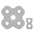 Conductive Rubber Pads for PlayStation 4 Controllers (Version 1: JDS-001/JDS-011)