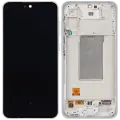 OLED Assembly With Frame Compatible For Samsung Galaxy A36 5G (A366 / 2025) (Refurbished) (White)