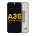 OLED Assembly With Frame Compatible For Samsung Galaxy A36 5G (A366 / 2025) (Refurbished) (Lavender)
