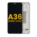 OLED Assembly With Frame Compatible For Samsung Galaxy A36 5G (A366 / 2025) (Refurbished) (Lime)