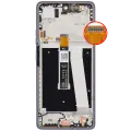 LCD Assembly With Frame Compatible For Motorola Moto G Power 5G (XT2515 / 2025) (Refurbished) (Slate Gray)