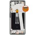LCD Assembly With Frame Compatible For Motorola Moto G Power 5G (XT2515 / 2025) (Refurbished) (Leaf Green)