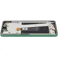 LCD Assembly With Frame Compatible For Motorola Moto G Power 5G (XT2515 / 2025) (Refurbished) (Leaf Green)